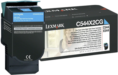 Toner Lexmark C544/X544 Cyan (734646083584)