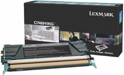 Тонер-картридж Lexmark C746/C748 Black (734646319744)