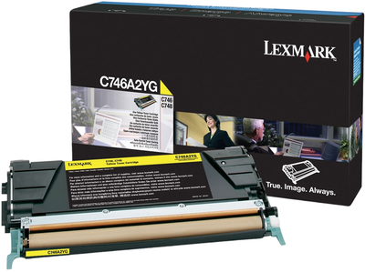 Тонер-картридж Lexmark C746/C748 Yellow (734646319966)