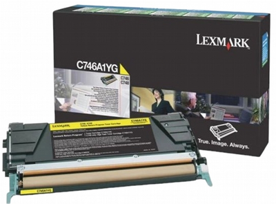 Тонер-картридж Lexmark C746/C748 Yellow (734646435703)