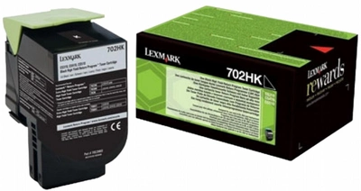Toner Lexmark 702HK Black (734646436885)