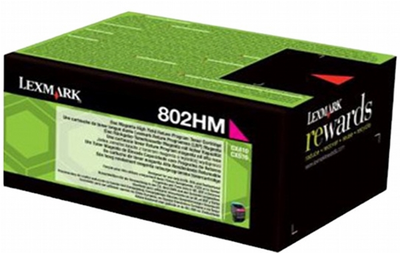 Toner Lexmark 802HM Magenta (734646477895)