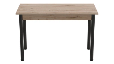Стол кухонный Ferrum-decor Бенита 75x120x70 Черный ДСП Сан-Марино 16мм (BEN0009)