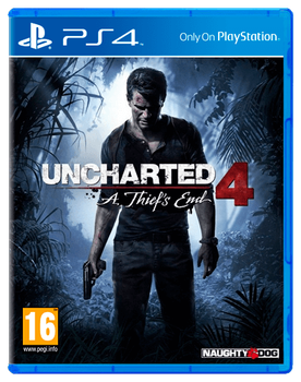 Гра Sony PlayStation 4 Uncharted 4: A Thief's End Російські Субтитри Б/У