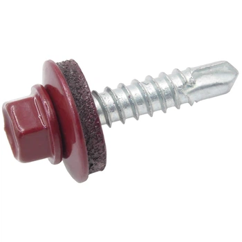 Саморез 4,8х19 для кровли RAL3005 М Steelfix 50 шт (059038)