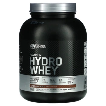 Сывороточный протеин Optimum Nutrition Platinum Hydrowhey порошок 1.59 кг Turbo Chocolate (748927026382)