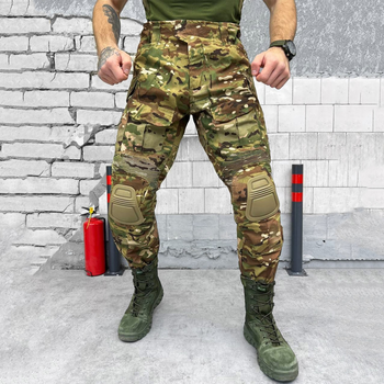 Мужские штаны G3 с наколенниками / Брюки RipStop с 8-ю карманами мультикам размер 3XL