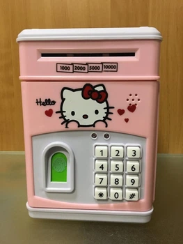 Копилка-сейф с отпечатком пальца электронная Hello Kitty (YU8SH8317)