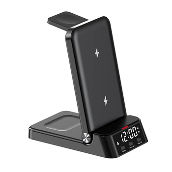 Бездротове зарядне док-станція Qi 4in1 Wireless Charger Apple Version A60 5-15W