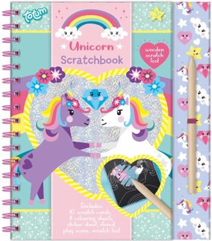 Zestaw kreatywny Totum Unicorn Scratchbook (8714274071605)