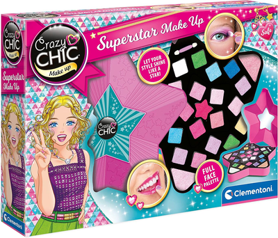 Zestaw do makijażu Clementoni Crazy Chic Superstar Make Up (8005125176502)
