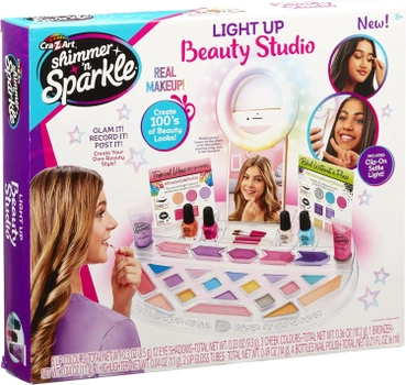 Zestaw kreatywny Cra-Z-Art Shimmer 'n Sparkle Light Up Beauty Studio (0884920173460)