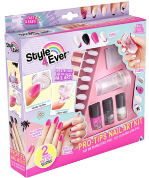 Zestaw do manicure Style 4 Ever Pro Tips Nail Art Kit (3555801287756)