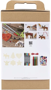 Zestaw do tworzenia dekoracji świątecznych Creativ Company Creativ Company z drewna (5712854644594)