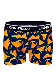 Трусы боксеры John Frank 46(S) Синий микс (Hot chips) (94479)