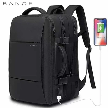 Рюкзак с USB портом Bange Travel backpack 45L (BG-1908D) Дорожная сумка для мужчин и женщин Черный