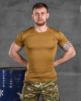 Тактическая потоотводящая футболка odin кайот зсу M