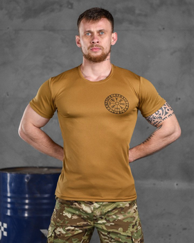 Тактична футболка потоотводяща odin кайот руни M
