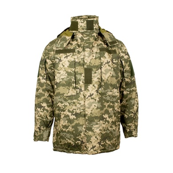 Куртка тактична зимова (Бушлат) Ріп-Стоп ММ-14 (Український піксель) 42