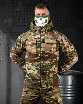 Тактическая флисовка куртка battle мультикам XL