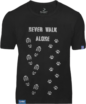 Футболка KLOST "Never Walk Alone (Никогда не ходи один)", XL