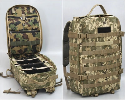 Рюкзак защитный тактический универсальный для дронов Мавик, ФПВ. Mavic, FPV. Пиксель