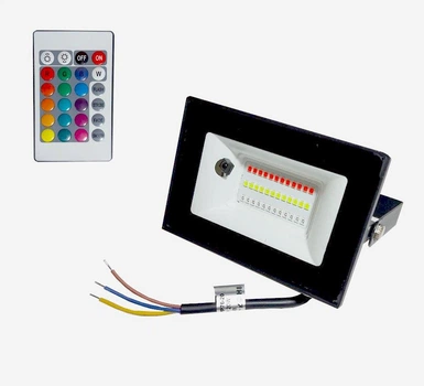 LED Прожектор светодиодный Lemanso 20Вт RGB LMP76-20