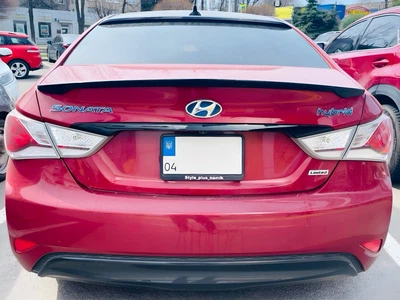 Спойлер лип багажника Hyundai Sonata 2010-2014 АБС пластик, черный глянец для Hyundai Sonata YF 2010-2015 (8420)
