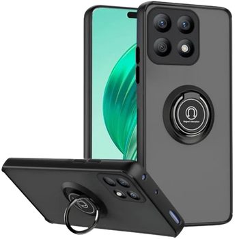 Чехол-накладка TPU Color Matte Ring для Honor X8A black