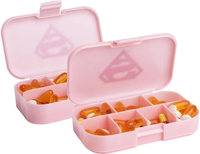 Таблетниця SmartShake Pill Box Organizer 2-Pack DC Supergirl (27564)
