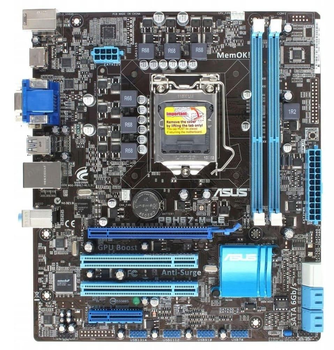 Материнська плата ASUS P8H67-M LE (P8H67-M LE) (s1155, Intel H67, Micro-ATX) Б/в,U1