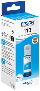 Чорнило Epson EcoTank 113 Pigment Cyan ink Bottle 70 мл (C13T06B240)