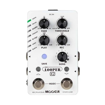 Гітарна педаль Mooer Looper X2