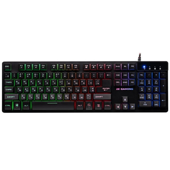 2E Gaming Клавіатура ігрова KG280 LED USB Black Ukr