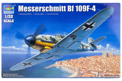 Збірна модель Trumpeter Messerschmitt Bf 109F-4 1:32 (9580208022925)