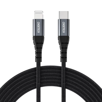 Кабель Choetech IP0039-BK, Power Delivery (PD), C-папа/Lightning, 1,2м.