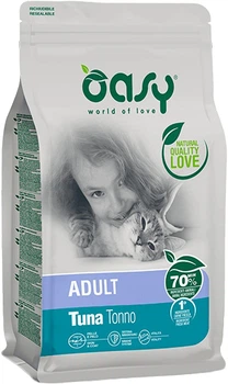 Сухой корм для кошек Oasy lifestage adult тунец 7.5 кг (8053017348285)