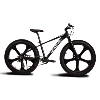 Велосипед FatBike Фет байк Grizzly Unikorn литые диски 26 Колесо 17 Рама Черный