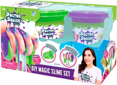 Slimy Doctor Squish Diy Magic Slime Double Zielony + Fioletowy 2 szt (4897046473884)
