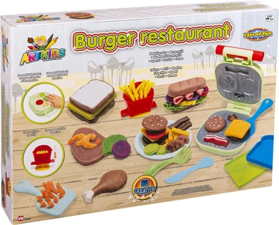 Zestaw do lepienia ArtKids Modellervoks Burger Restaurant Fra (5701719328588)