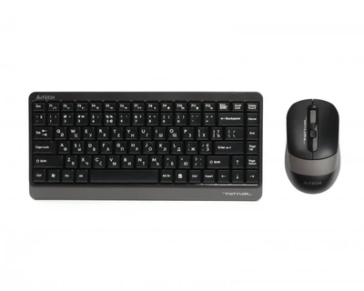 Комплект беспроводной A4Tech FG1110 (Grey) Fstyler клавиатура+мышь, черно-серый, USB