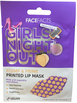 Маска для губ Face Facts Girls Night Out з принтом 12 мл (5031413928891)
