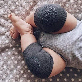 Набір (3 шт) наколінників дитячих для повзання малюків Children Knee (XS,S) з протектором для хлопчика та дівчинки (чорний, блакитний, рожевий)