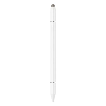 Стилус универсальный для планшета и смартфона Android iOS XO ST-07 3 in 1 Touch-Sensitive Capacitor Pen Белый