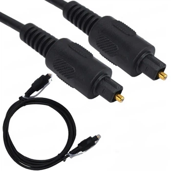 Кабель оптический, toslink plug - toslink plug, Ø4мм, 1.5м [DIST-2390]