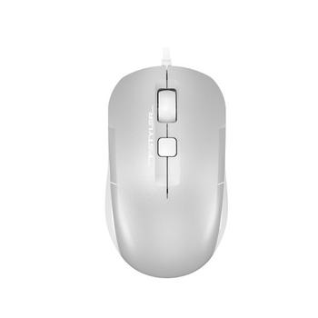 Мышь A4Tech Fstyler FM26S (Icy White), USB, цвет серый+белый
