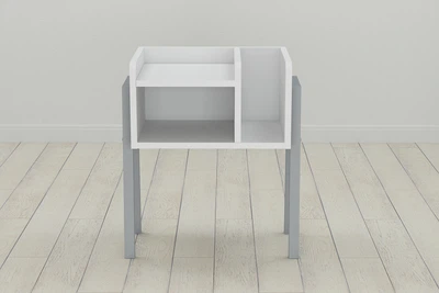 Тумба модульная Ferrum-decor Амели 540x450x320 металл Серый ДСП Белое 16 мм (AME0015)