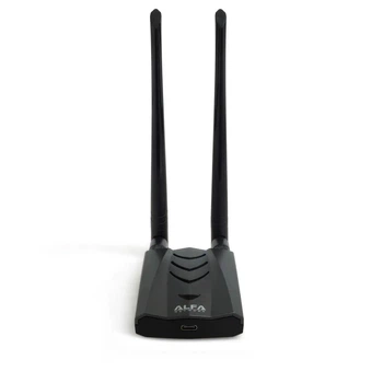 Потужний Usb Wi-Fi адаптер Alfa AWUS036ACH v.2 (AWUS036ACH-C) чіп Realtek RTL8812AU