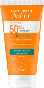 Сонцезахисний засіб Avene Cleanance SPF 50+ 50 мл (3282770149548)