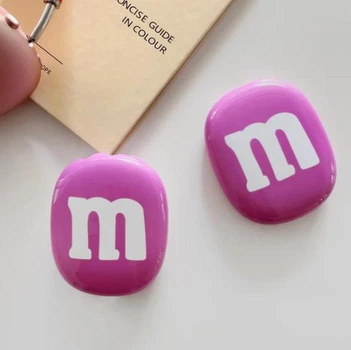 Захисний чохол M&M для Apple Airpods Max, ударостійкі накладки для навушників, кол. фіолетовий "G" (78038448)